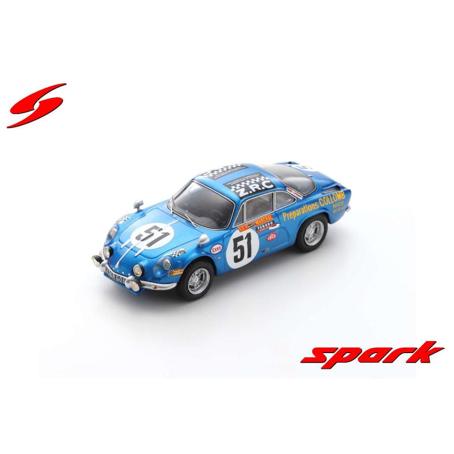 S6103 SPARK 1:43 Alpine A110 #51 24h Le Mans 1968 B