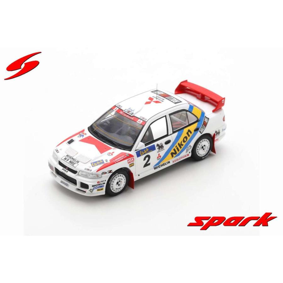 Spark 1/43 (S6507) Mitsubishi Lancer EVOLUTION III #2 Winner Rally Hong Kong - Beijing 1995