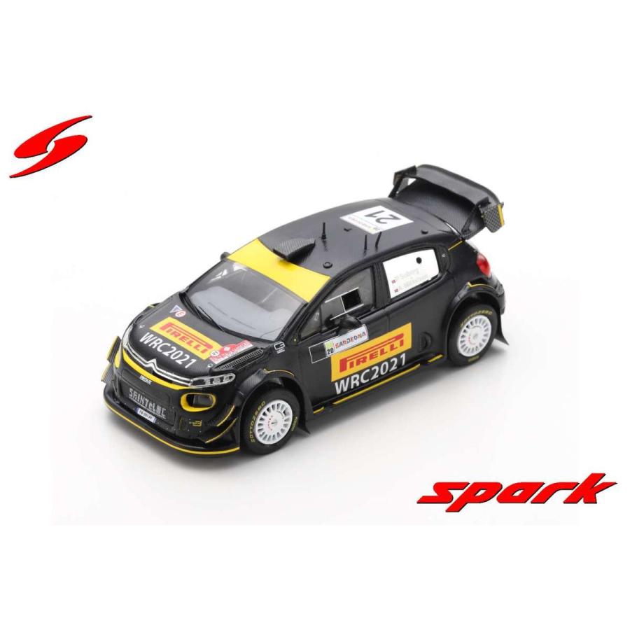 Spark 1/43 (S6574) Citroen C3 SaintLoc Racing Rally Sardegna 2020 Pirelli Tyres Test