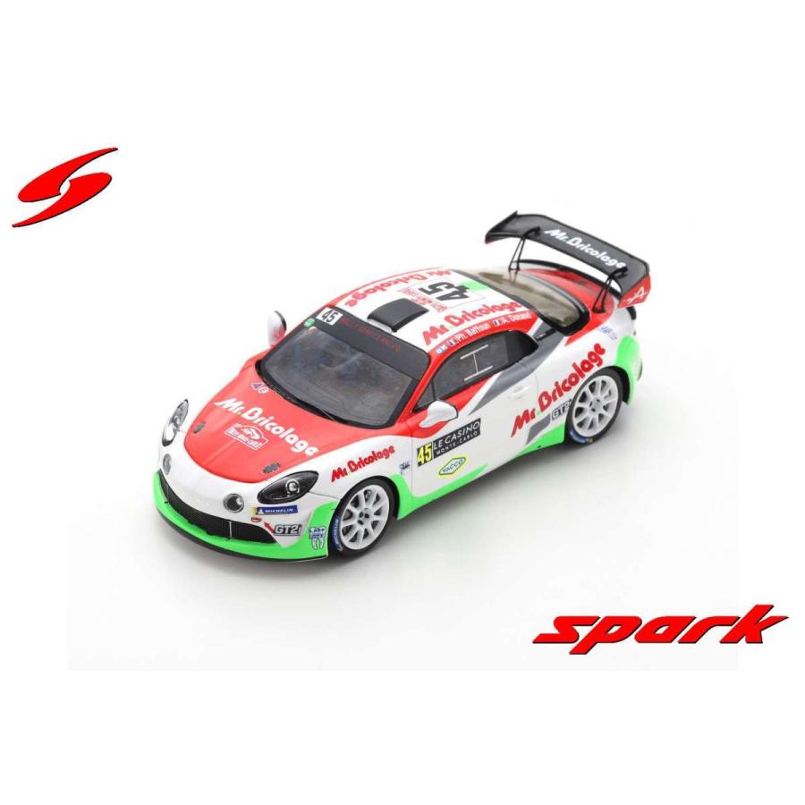 Spark 1/43 (S6579) Alpine A110 Rally #45 Rally MonteCarlo 2021