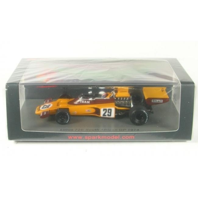 Modèle Réduit F1 Spark 1:43 Lotus 72E #29 GP Afrique Du Sud 1974 - I.Scheckter, Neuf