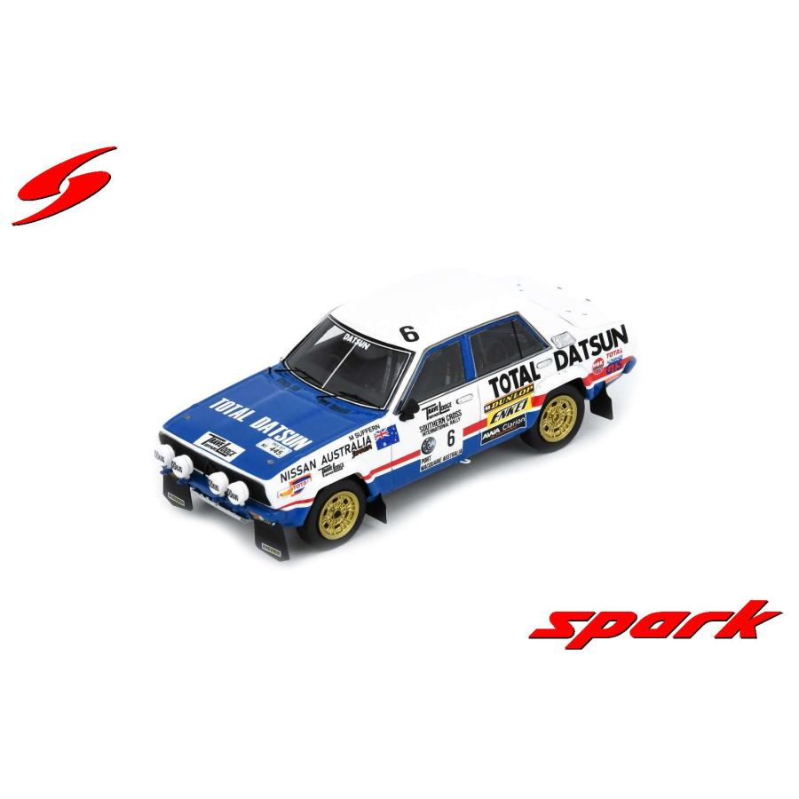 スパーク1/43Datsun160J SafariRally1980Winner スパークモデル Spark 1/43 (S7765) Datsun 160J #1 Winner Safari