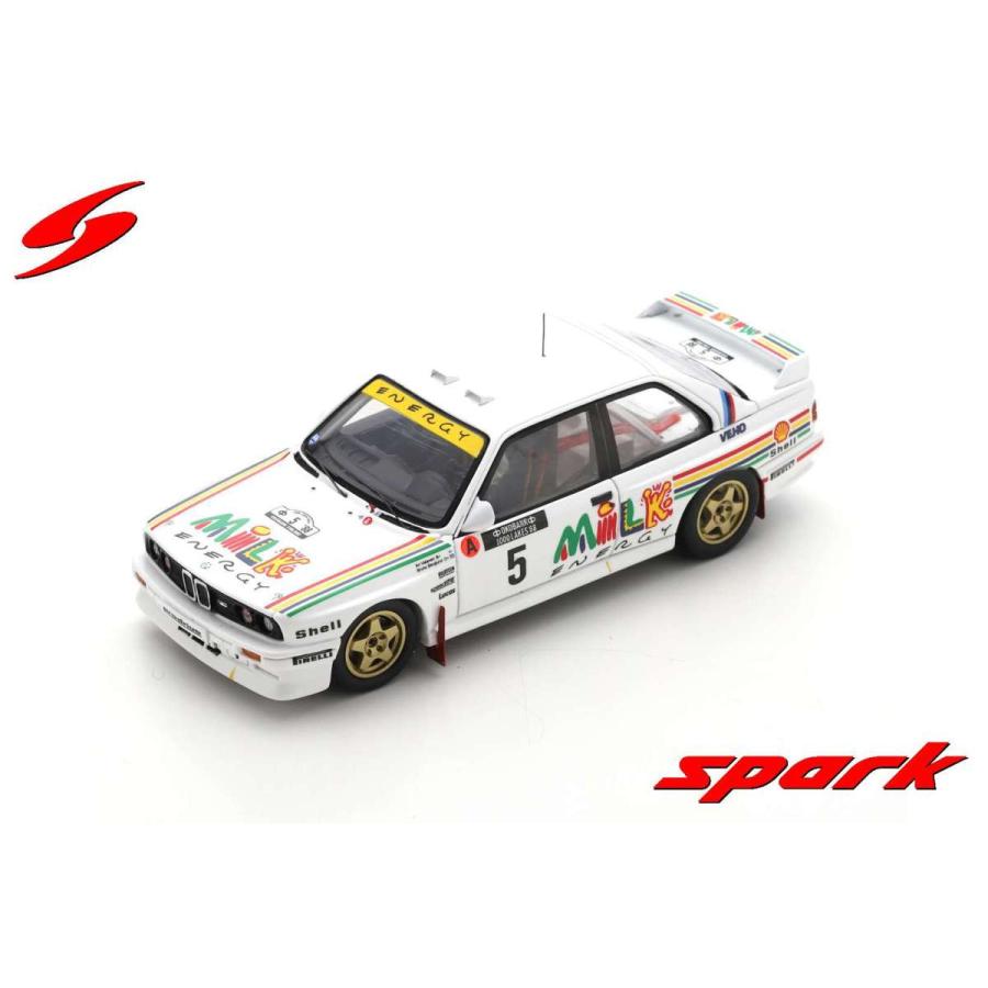 Spark 1/43 (S7826) BMW M3 E30 #5 Rally 1000 Lakes Finland 1988