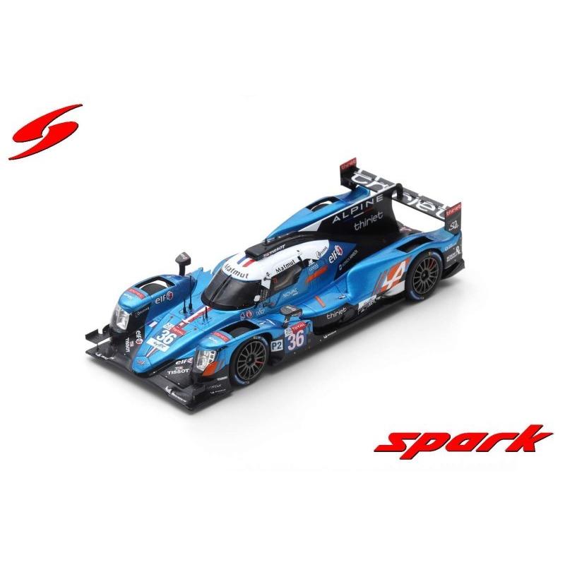 Spark 1/43 (S7919) ALPINE A470 - GIBSON NO.36 SIGNATECH ALPINE MATMUT WINNER LMP2 CLASS 24H LE MANS 2019