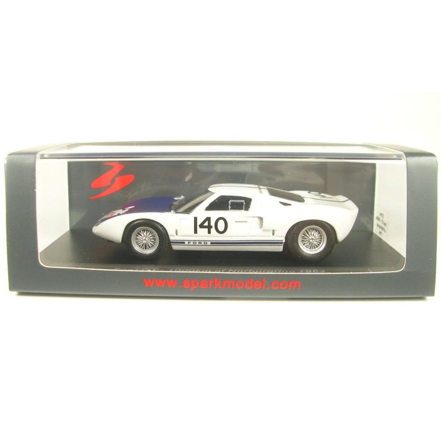 Spark 1/43 (S7954) Ford GT #140 1000km of Nurburgring 1964の画像