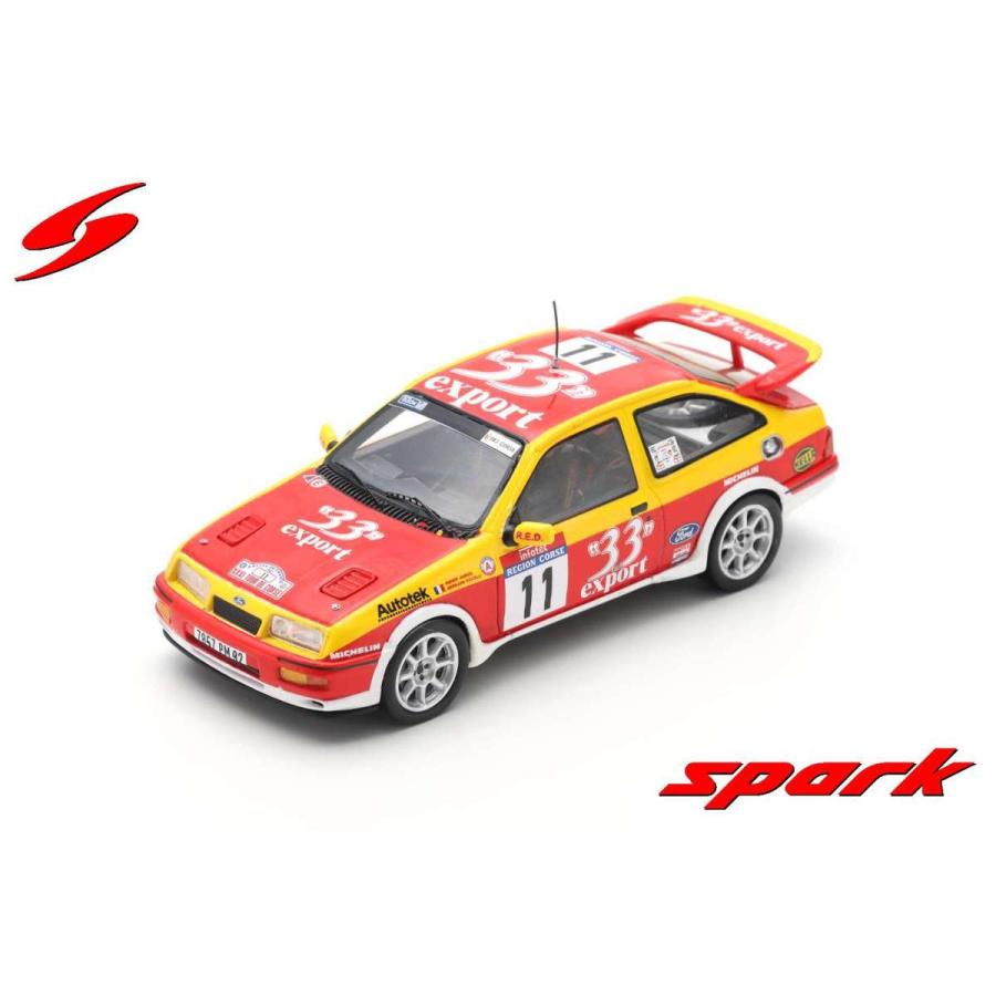 Spark 1/43 (S8703) Ford Sierra RS Cosworth #11 Tour de Corse Rally de France 1987
