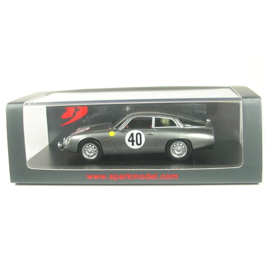 Spark 1/43 Alfa Romeo Giulietta Sports Zagart 1963 Le Mans