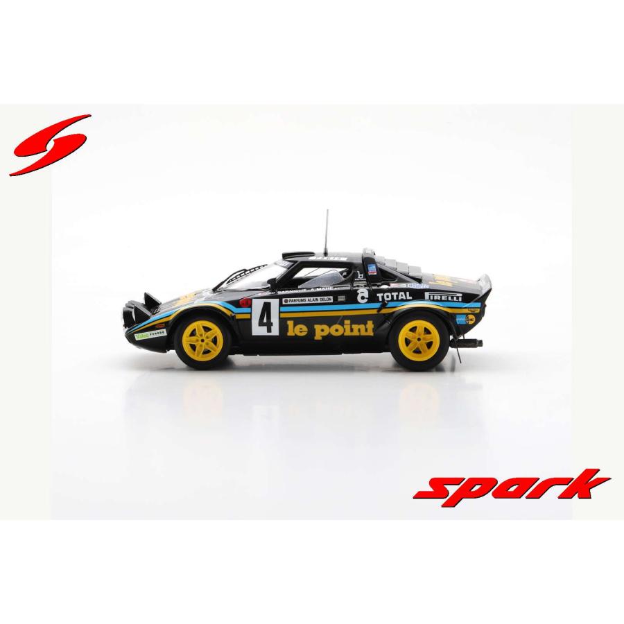 Spark 1/43 (S9098)  Lancia Stratos ＃4 6th Rally Monte Carlo 1981の画像