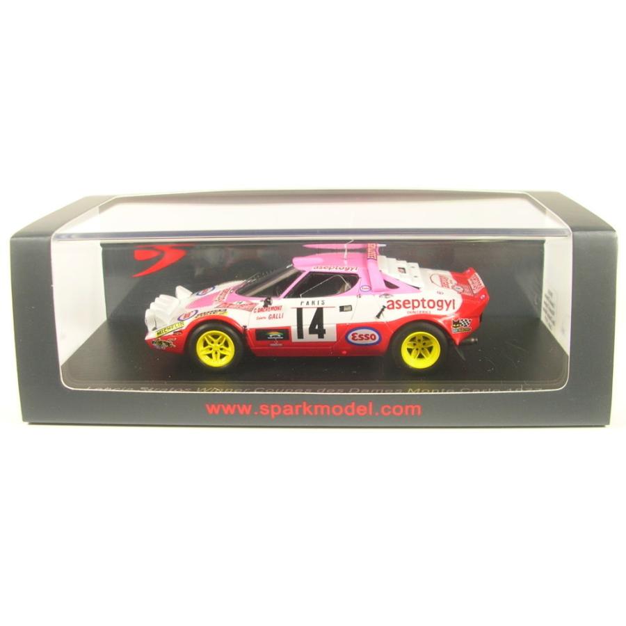 Spark 1/43 (S9101) Lancia Stratos #14 Winner Coupes des Dames Monte Carlo 1977の画像