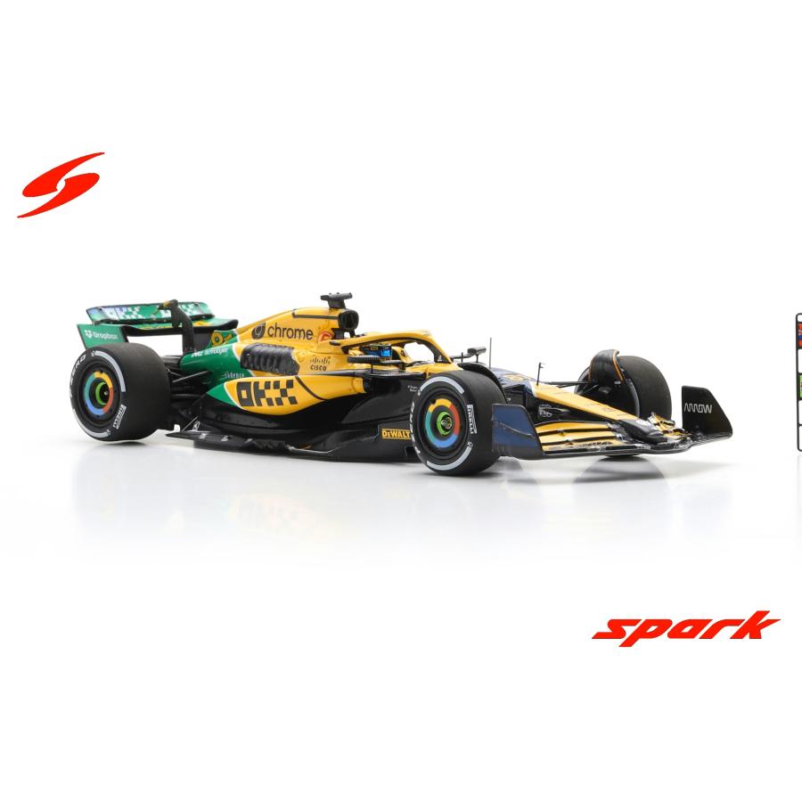 Spark 1/43 (S9539) McLaren Formula 1 Team MCL38 #81 2nd Monaco GP 2024 Oscar Piastri_2