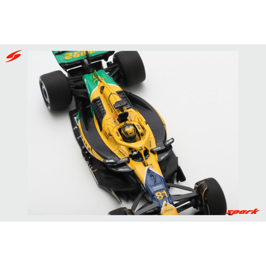 Spark 1/43 (S9539) McLaren Formula 1 Team MCL38 #81 2nd Monaco GP 2024 Oscar Piastri_4