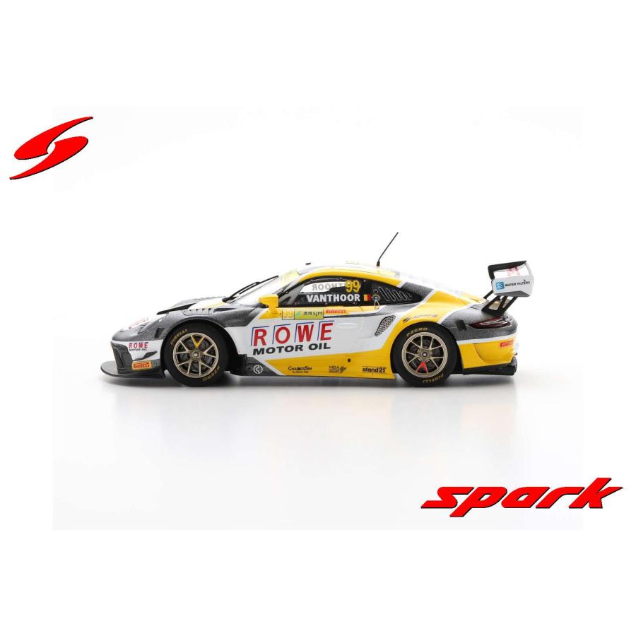 Spark 1/43 (SA210) Porsche 911 GT3 R #99 ROWE Racing 2nd FIA GT World Cup Macau 2019の画像