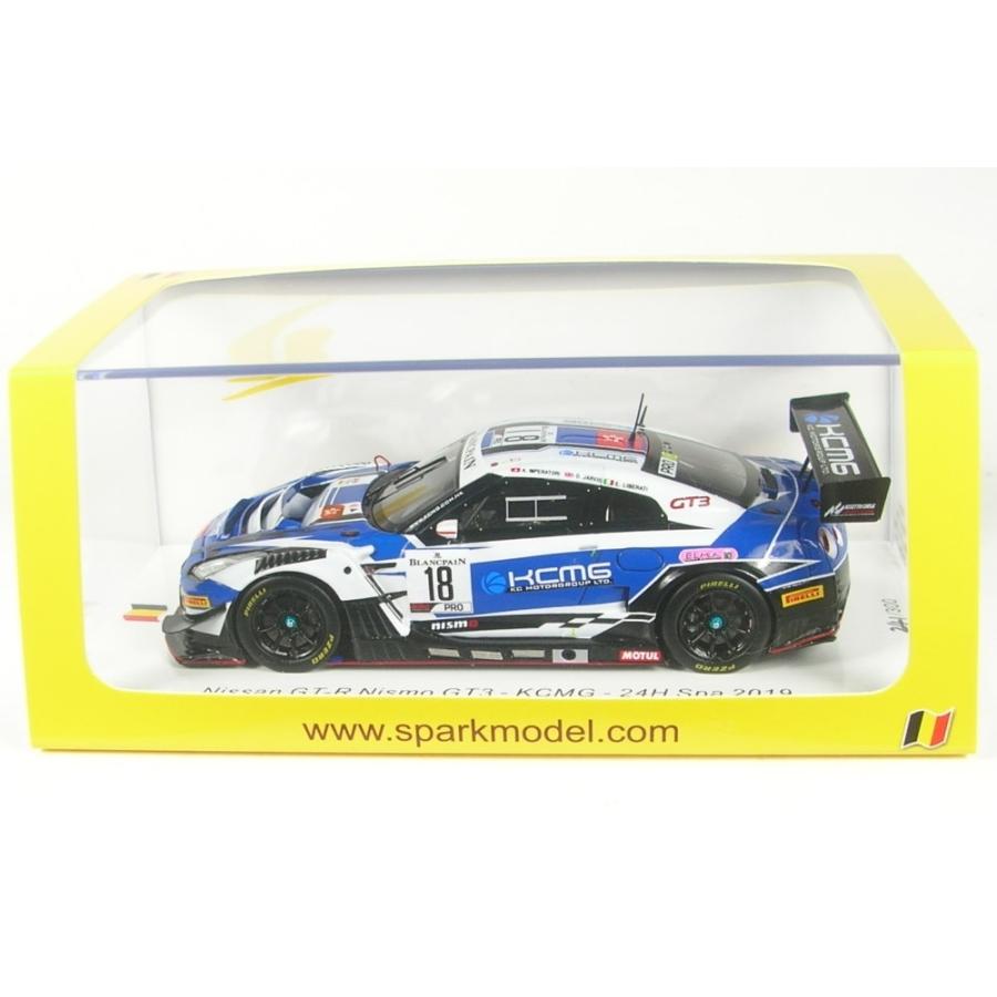 Spark 1/43 (SB262) Nissan GT-R Nismo GT3 #18 KCMG 24H Spa 2019の画像