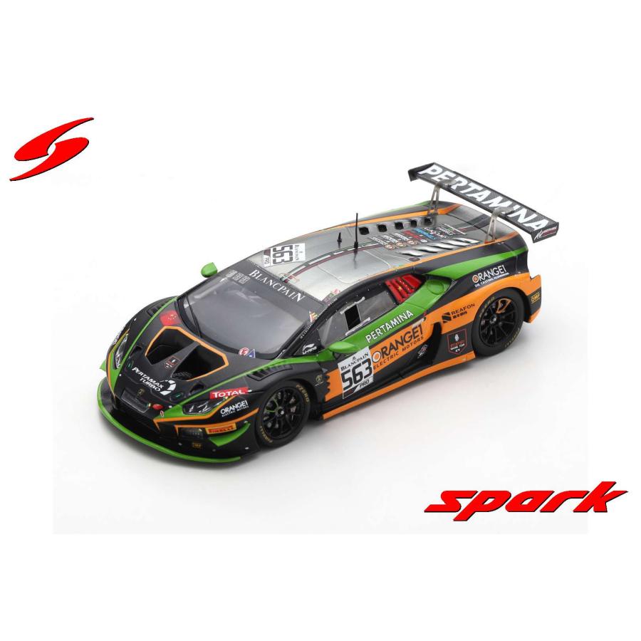 スパークモデル Spark 1/43 (SB323）Lamborghini Huracan GT3 EVO #563 Orange 1 FFF ...