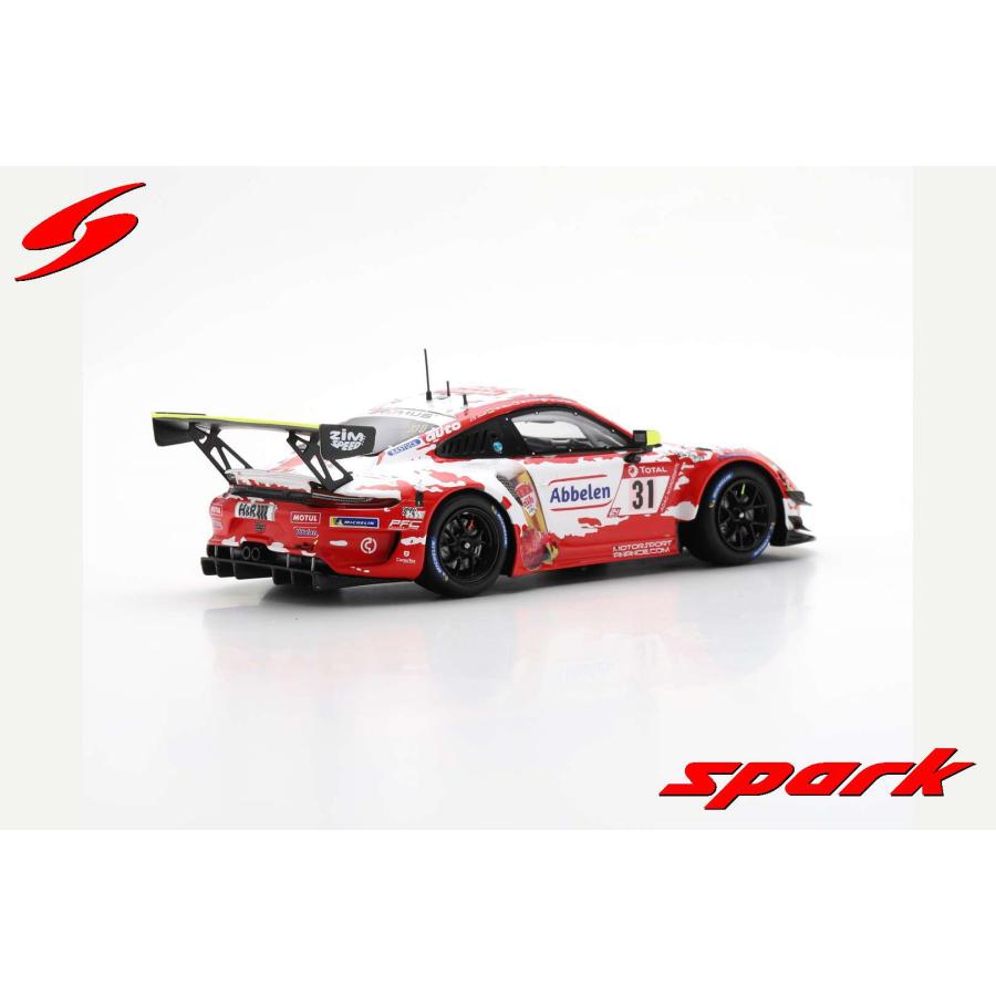 Spark 1/43 (SG686) Porsche 911 GT3 R #31 Frikadelli Racing Team 7th 24H Nurburgring 2020の画像