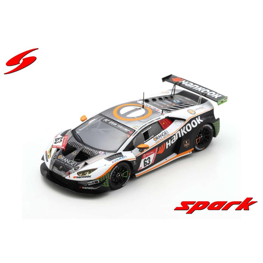 スパークモデル Spark 1/43 (SG788) Lamborghini Huracan GT3 EVO #63 Hankook FFF ...