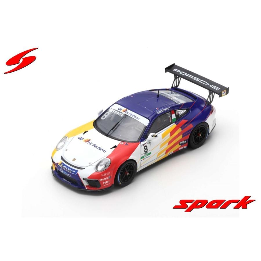 Spark 1/43 (SI009) Porsche 911 GT3 Cup #8 Dinamic Motorsport Winner Monza Porsche Carrera Cup Italia 2019｜modelcarshop-ss43