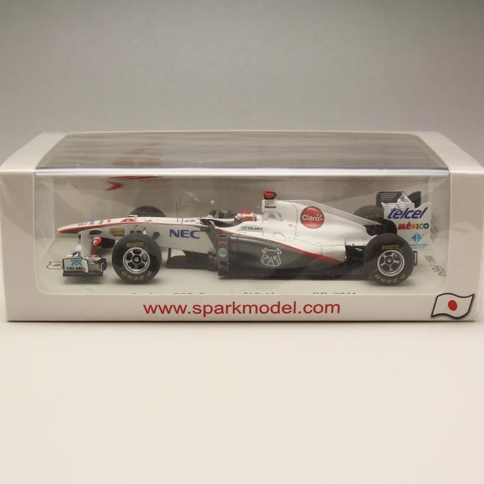 Spark 1/43 (SJ005)  Sauber C30 Ferrari #16 Monaco GP 2011 小林可夢偉