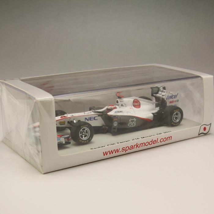 Spark 1/43 (SJ005)  Sauber C30 Ferrari #16 Monaco GP 2011 小林可夢偉の画像