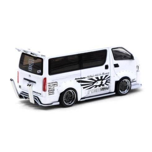 Tarmac Works  1/64 (T64-038-WH) Toyota Hiace Widebody white｜modelcarshop-ss43｜02