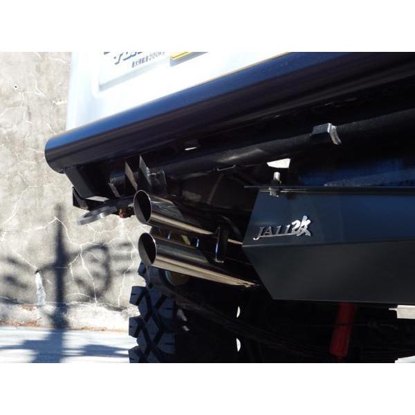 ジムニー マフラー JA11V JA11C 縦W出し V-3【決戦：特別攻撃隊