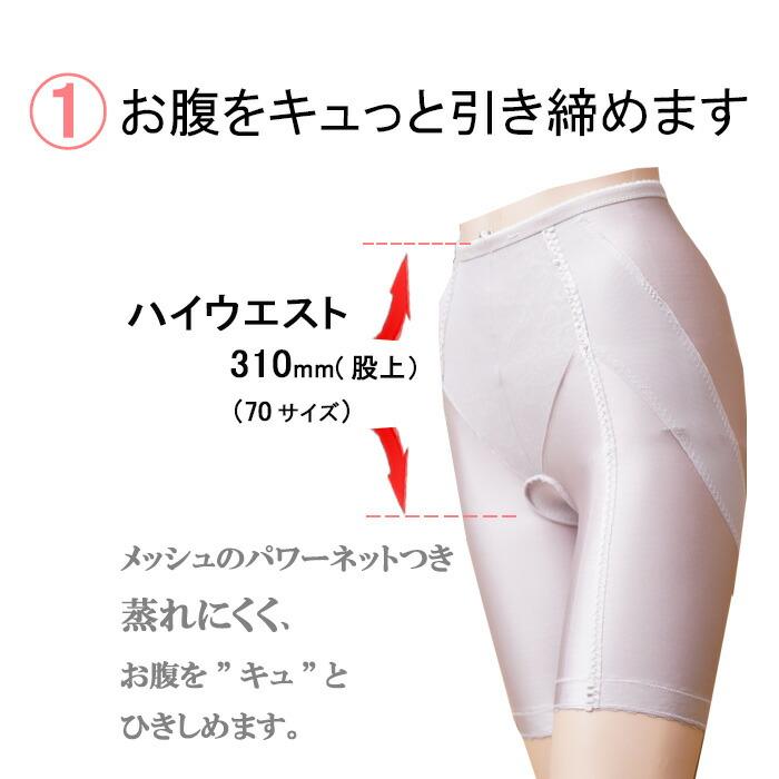 ガードル ロング 骨盤ガードル 産後ガードル ハイウエスト 補正下着 ガードルショーツ 大きい サイズ ぽっこりお腹 補 | モデルルック | 05