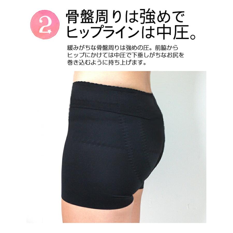 骨盤ガードル 産後ガードル 補正下着 レギュラー ガードル ローライズ 補整下着 下着 ヒップアップ スタンダードガードル ハード タイプ | モデルルック | 09