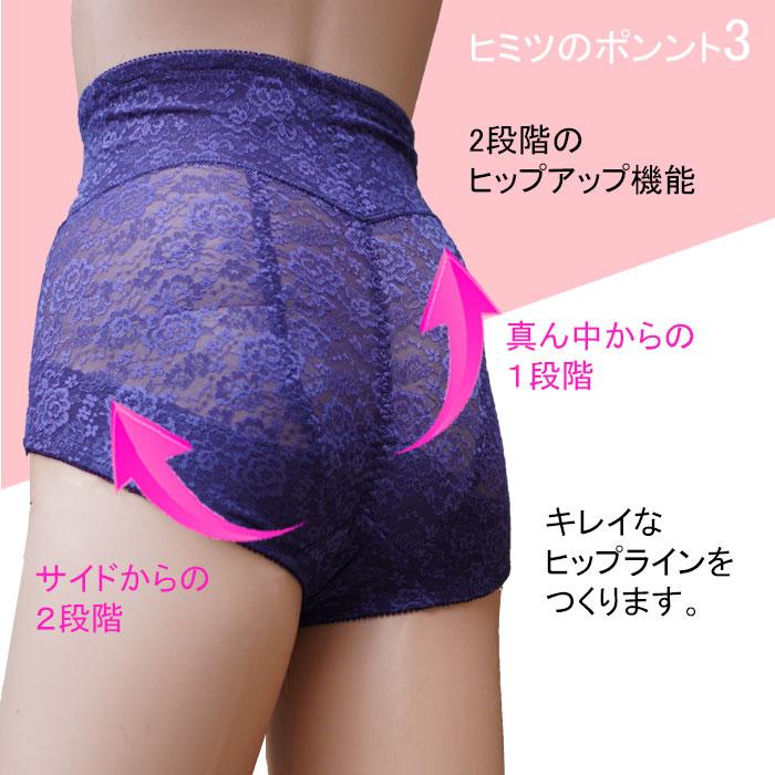 ハイウエスト ガードル メッシュ 爽快 骨盤 産後 パワーネット ショート　ヒップアップ　送料無料　女性 夏コーデ 汗かき 汗 汗っかき 汗対策 | モデルルック | 06