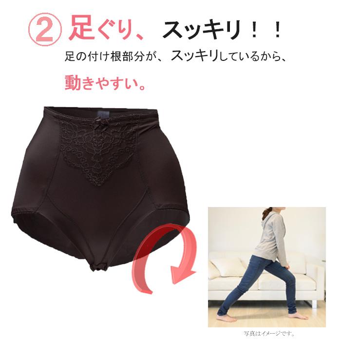 骨盤ガードル 産後ガードル 補正下着 補整下着 ヒップアップ ショートガードル ソフト タイプ 太もも お腹 引き締め レディース ガードル | モデルルック | 06
