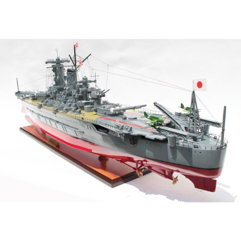 戦艦武蔵 120cm 木製精密級完成品 (Xinchao Original)｜modelshipxinchao｜06