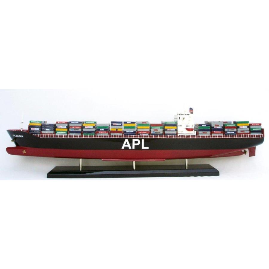 2024新商品 コンテナタンカー APL 模型帆船ショップ : 木製完成品 70cmL 完成品