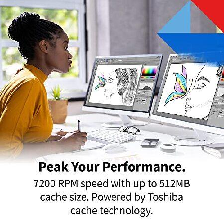 Toshiba X300 PRO 4TB 高負荷パフォーマンス 3.5インチ内蔵ハードドライブ - 最大300 TB/年のワークロードレート - HDWR440XZSTB｜modena｜03