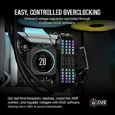 現品発送 CORSAIR DDR5 RAM 64GB (4x16GB) 6600MHz CL32 iCUE対応 - ブラック (CMT64GX5M4B6600C32) 【1418286775】(50745円)