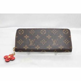 【極美品】ルイヴィトン　ポルトフォイユ　クレマンス　フラワーチャーム　フューシャ LOUIS VUITTON ルイヴィトン 長財布 ポルトフォイユ クレマンス