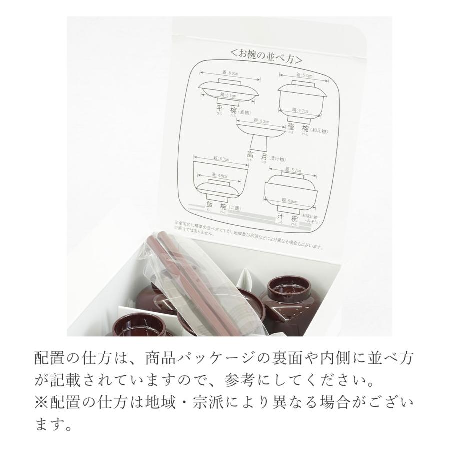仏膳 仏器膳 4.5寸 黒内朱 溜 新溜 新タメ 仏膳セット 御霊供膳 仏壇用
