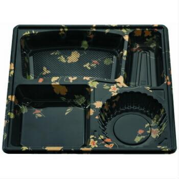 弁当容器 業務用 二段会席 85-85 朱染はなふさ 20入 2段紙製 弁当箱