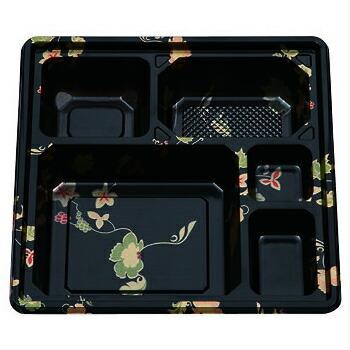 北原産業 仕出し用弁当容器 70-70 朱染 二段会席 睦月/はなふさセット