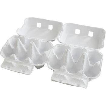 卵パック パルピー 6玉用 1枚×2連結 無地 6H×2 20枚入 容器 モールド