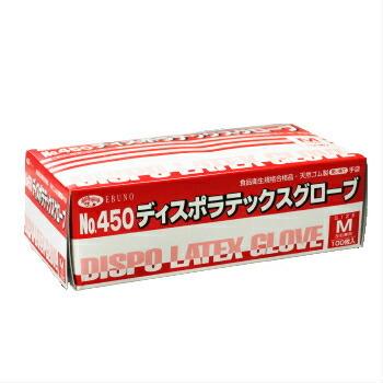 エブノ ディスポ ラテックス グローブ S M L 100枚入 食品衛生法対応