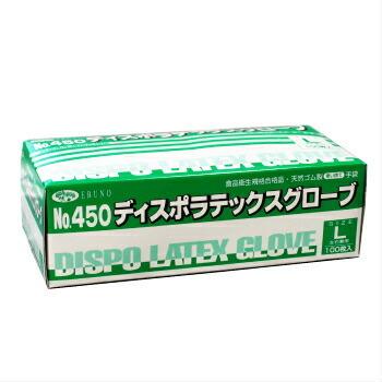 エブノ ディスポ ラテックス グローブ S M L 100枚入 食品衛生法対応