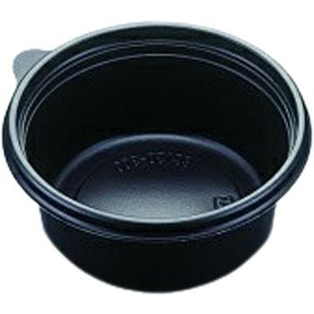 丸カップ 北原産業 丸カップ SC120-300黒 透明蓋付 50入 デザートカップ スープ