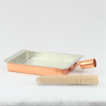 SA銅 玉子焼 関西型 19.5ｃｍ 銅製 玉子焼き器 出汁巻 調理道具 フライパン 木柄 業務用 内面錫手引き 長方形 縦長 卵焼き器 玉子焼きき