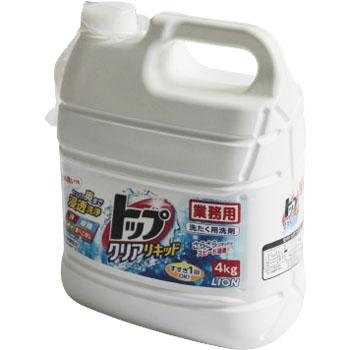 在庫限りで終了】トップ クリアリキッド 4kg 1本から販売 ライオン