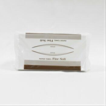 トーヨ ペーパタオル ファインソフト 200 業務用ペーパータオル 2ケース 200枚x35袋x２ケース 14000枚 ペーパータオル 中判 220mmX230mm