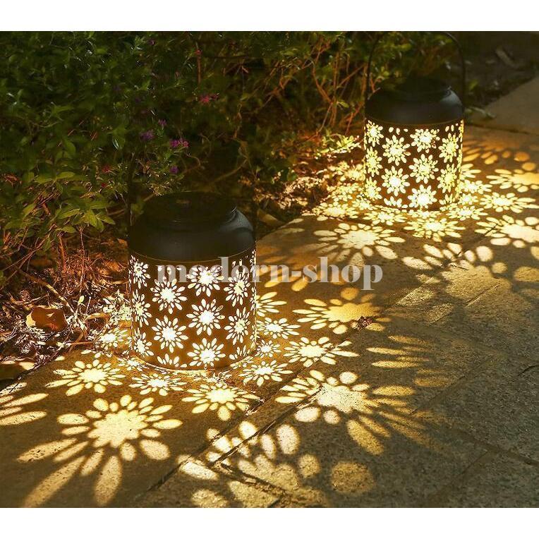 ソーラーライト ガーデンライト オシャレ　2個セット 夜間自動点灯 防水 暖色 無線 ガーデン/テラス/ベランダ/歩道 屋外 (花柄) クリスマス  飾り :ghsxh13-jsww-d39:モダンショップ - 通販 - Yahoo!ショッピング
