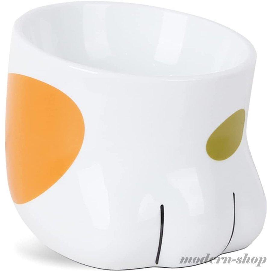 猫用食器 餌入れ かわいい肉球 猫 陶器 フードボウル ペット食器 猫 餌皿 水入れ ペット皿 ペットボウル 犬 猫用 食器 滑り止め 洗いやすい 給餌器 ボウル食器 Ghsxh13 Jszg 191 モダンショップ 通販 Yahoo ショッピング