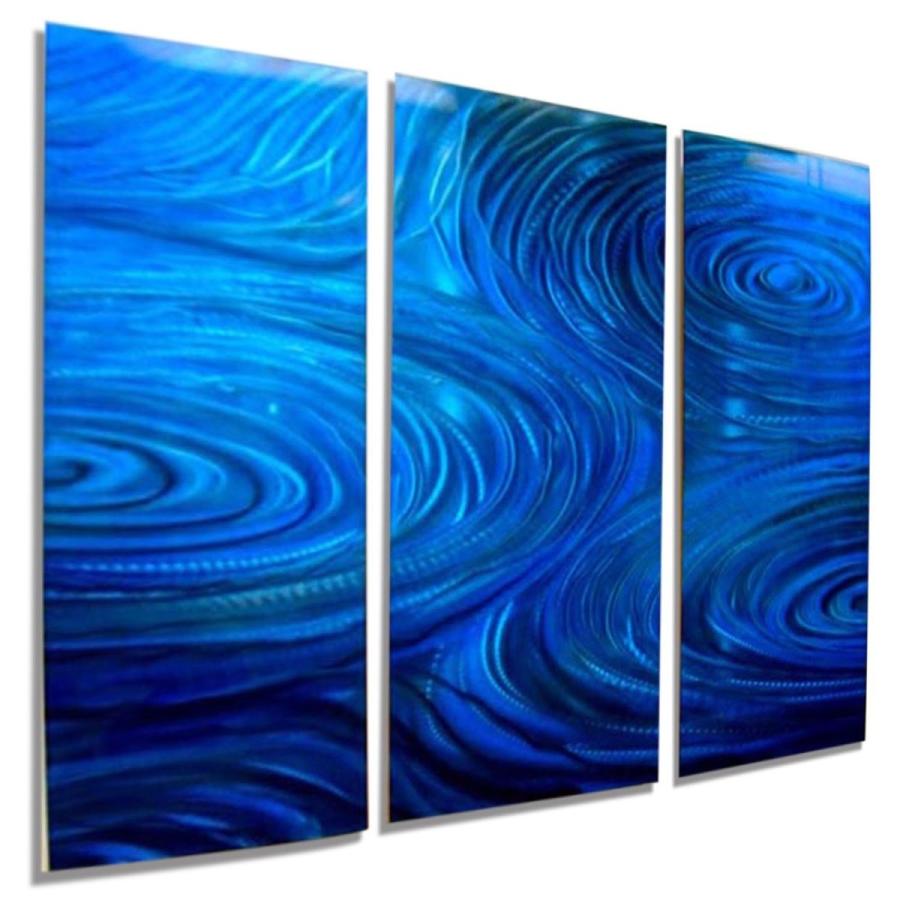 優れた品質のインテリアアート Ripple アート絵画 Cobalt メタル C0003 モダンファクトリー デザイン デザイン アート絵画 Ripple ハンドメイド デザイナーズ家具との相性抜群 その他彫刻刀