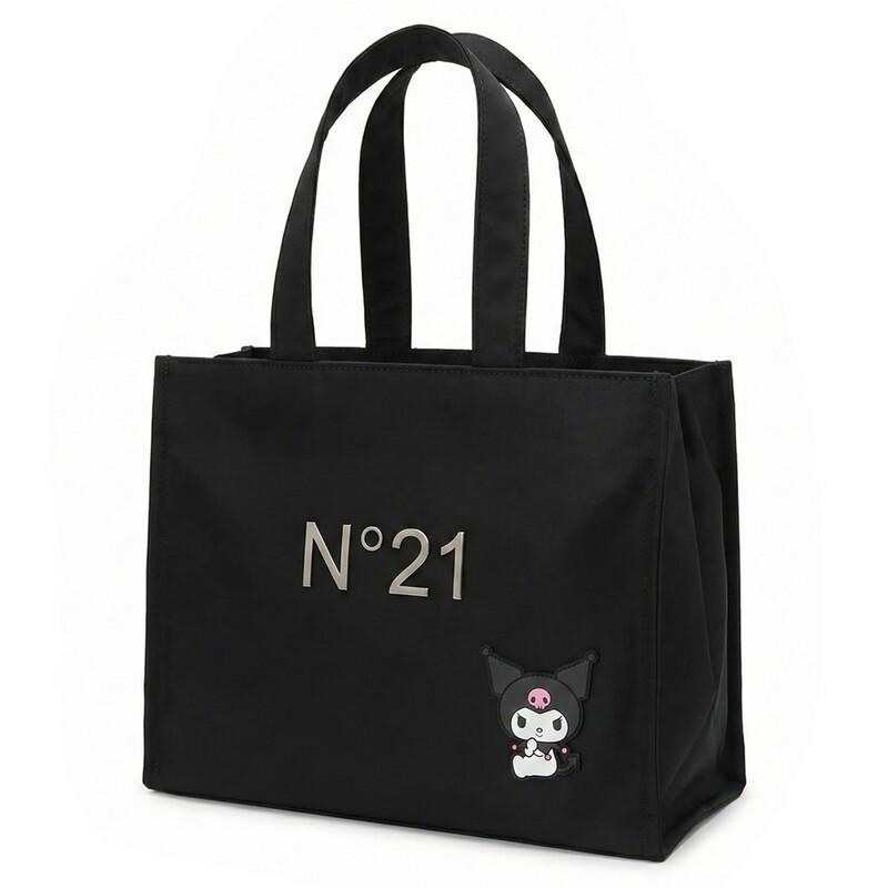 N°21 ヌメロ ヴェントゥーノ KUROMI クロミ BOX TOTE BAG SIDE BACK