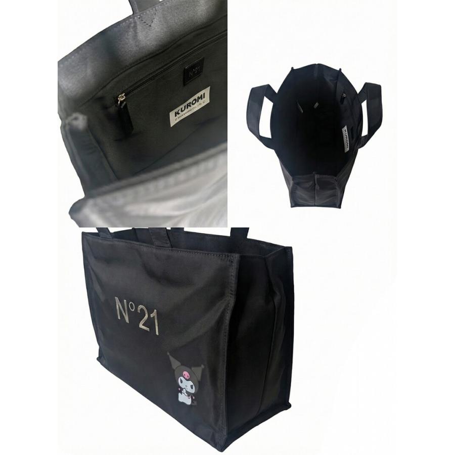 N°21 ヌメロ ヴェントゥーノ KUROMI クロミ BOX TOTE BAG SIDE BACK