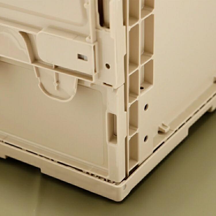 サンコー 5個セット 日本製 コンテナボックス 折りたたみ 大型 蓋付き
